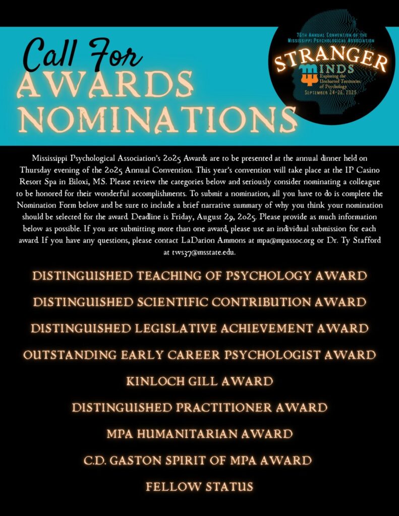 MPA Awards Nominations Flyer 2025